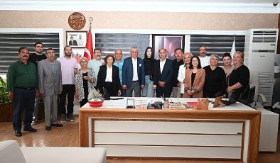 CHP Kemer İlçe İdaresinden Lider Topaloğlu’na ziyaret