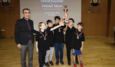 Karaman’da yapılan 2024 Türkiye Küçükler ve Yıldızlar Kadro Satranç Şampiyonası sona erdi