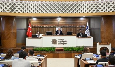 Antalya Büyükşehir ve ASAT’ın 2023 mali yılı kesin hesapları oy birliğiyle kabul edildi