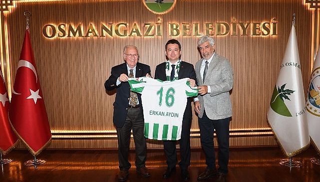 Bursaspor idaresinden Lider Aydın’a ziyaret
