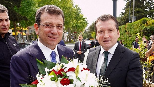 Ekrem İmamoğlu, Silivri’nin yeni Belediye Başkanı seçilen Bora Balcıoğlu’na tebrik ziyaretinde bulundu