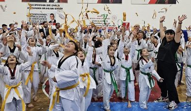 Gölcük Belediyespor bünyesindeki Taekwondo branşında 420 atlet, nesil atlama sevinci yaşadı