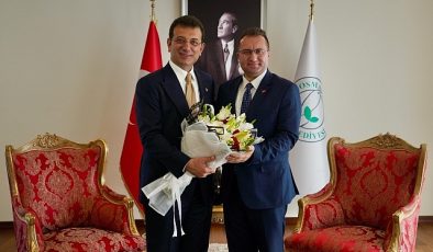 İBB Başkanı Ekrem İmamoğlu, Gaziosmanpaşa Belediye Lideri Hakan Bahçetepe’ye tebrik ziyaretinde bulundu
