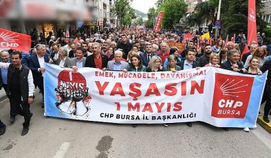 Lider Aydın 1 Mayıs yürüyüşüne katıldı