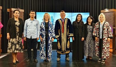Özbekistan Devlet Sanat ve Kültür Enstitüsünden, EÜ Bağlantı Fakültesine ziyaret