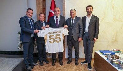 Samsunspor’dan Lider İbrahim Sandıkçı’ya Ziyaret