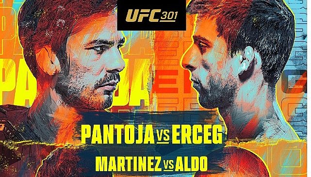 UFC 301 Ana Kartında Alexandre Pantoja ve Steve Erceg Kemer Uğraşı için Karşı Karşıya Gelecek!