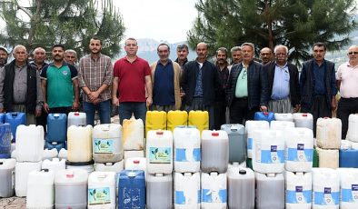 Yenişehir Belediyesi ürettiği organik solucan gübresini çiftçilere ulaştırıyor